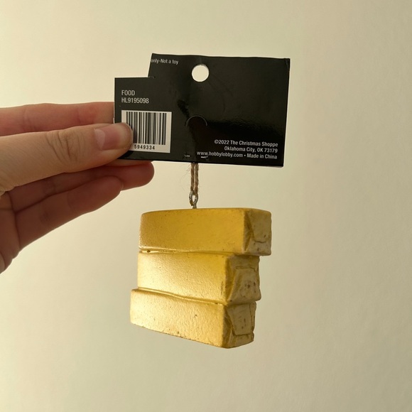 Butter Stick Christmas Ornament, The Christmas Shoppe- NWT - Picture 4 of 4